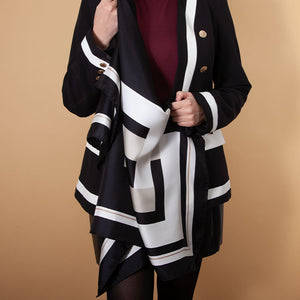 Harper, Black/Beige/White