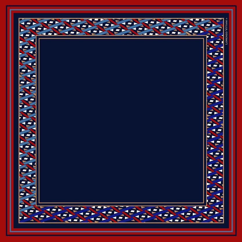 Ember, Navy/Red/Cobalt