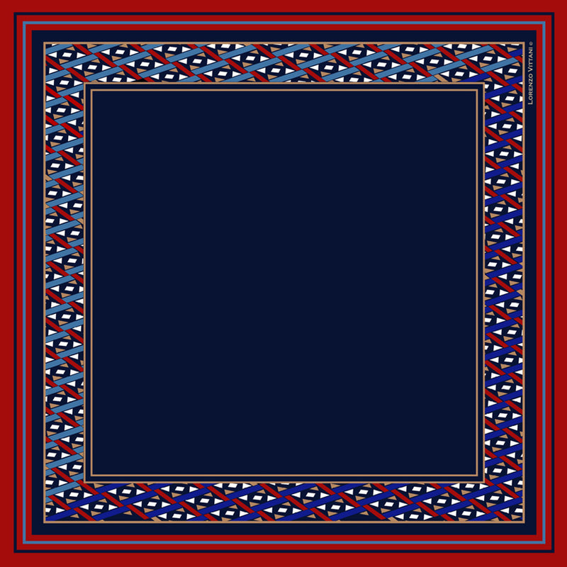 Ember, Navy/Red/Cobalt