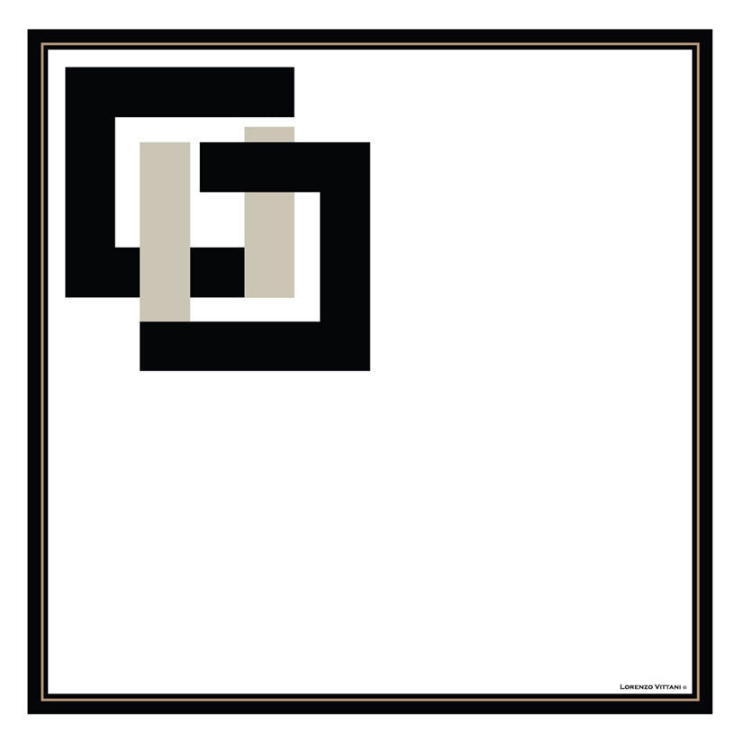 Harper, Warm White/Black/Beige