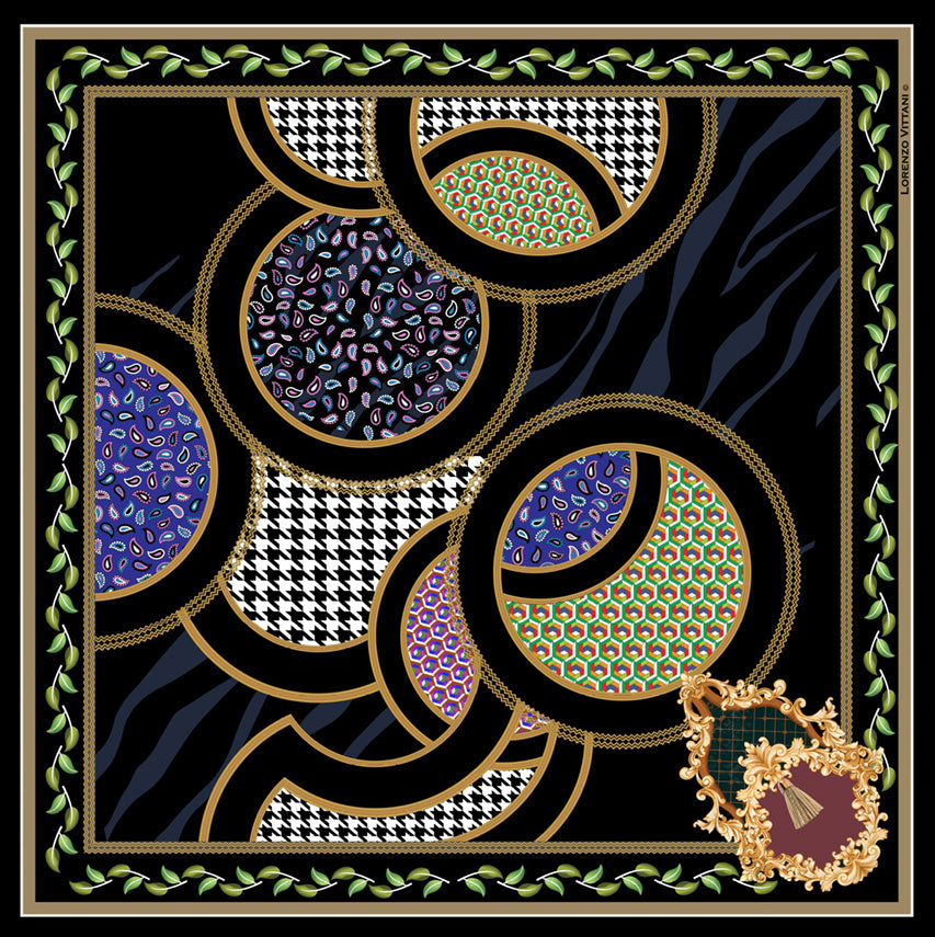 Mikayla, Black/Multi