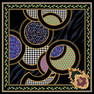 Mikayla, Black/Multi