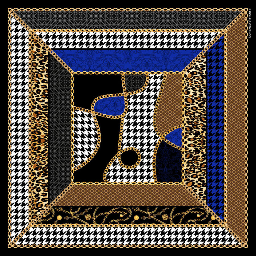 Luciano, Black/Gold/Blue