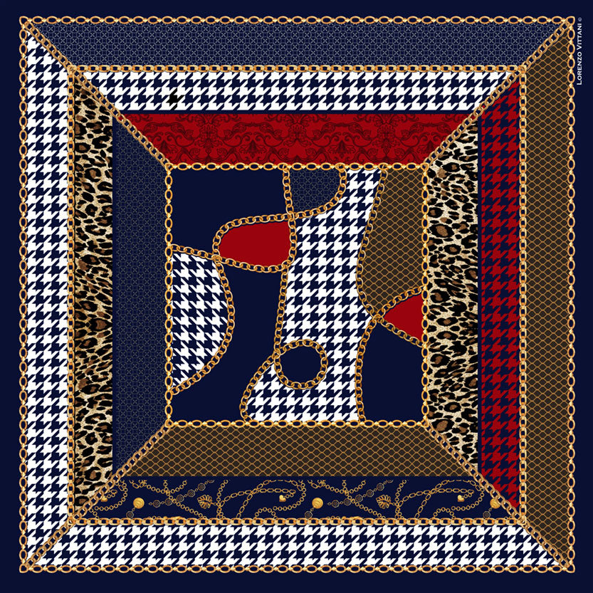 Luciano, Navy/Red/White