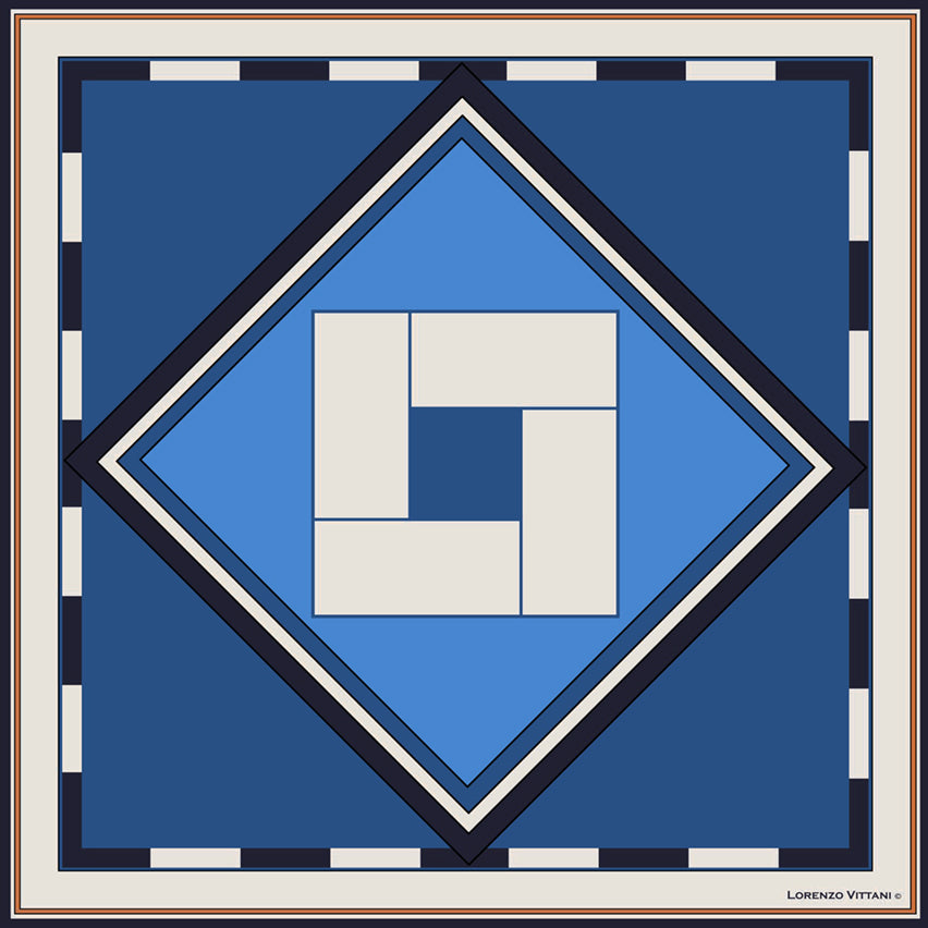 Beechworth, Royal Blue/Black/Cream