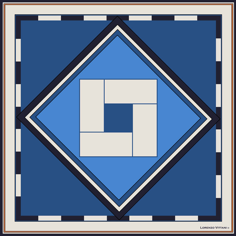 Beechworth, Royal Blue/Black/Cream