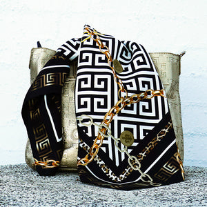 Caletta, Black/White/Gold