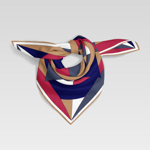 Evana, Navy/Red/Camel