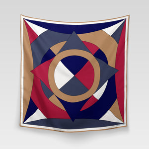 Evana, Navy/Red/Camel