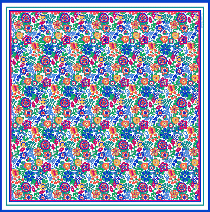 Giselle, Cobalt/Raspberry