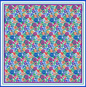 Giselle, Cobalt/Raspberry