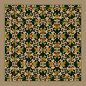 Riva, Dark Green/Beige