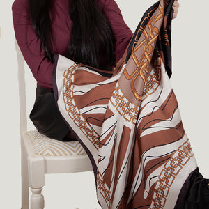 Simone, Cinnamon/Cream/Black