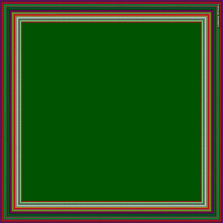 Aztec Border, Green