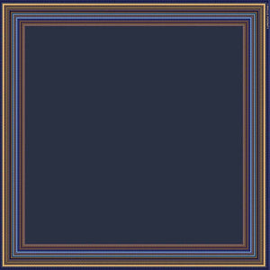 Aztec Border, Navy/Gold