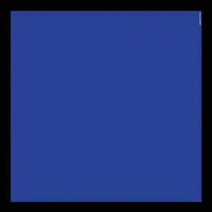 Border Scarf, Cobalt/Black