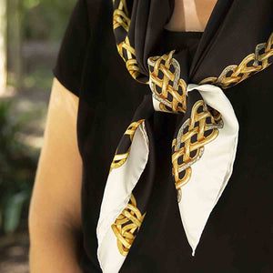 Chain Border, Black/White