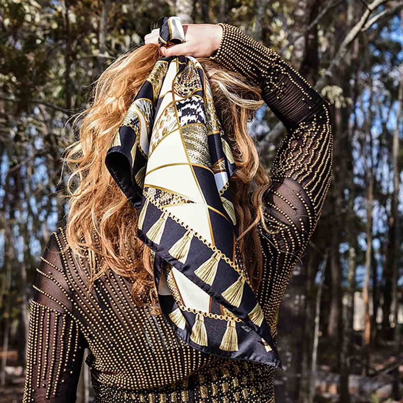 Diamond, Black/White/Gold